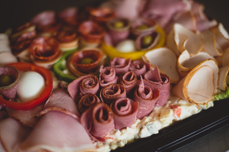 Meat Platter Wedding Buffet