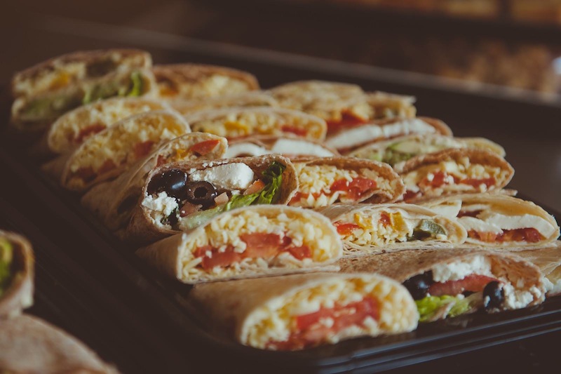 homemade wraps sandwich platters sandwiches party food parties finger food buffet birthday funeral wedding event Crawley West Sussex Surrey finger food catering cater