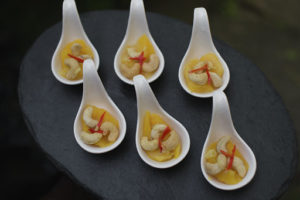 mango in light syrup, raw cashew nuts, chilli, grated fresh ginger and lime juice canape raw vegan gluten free Crawley West Sussex catering buffet finger food wedding party anniversary birthday 1 Courgette noodles tomato olive basil canape - raw vegan canape gluten fre Crawley West Sussex finger food catering cater canapes buffet wedding birthday party anniversary funeral exclusive posh canapes East Sussex