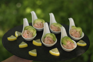 prawn coctail with avocado and lemon canape canapes Crawley West Sussex catering cater buffer finger food wedding party food finger anniversary birthday Wedding buffet menu pate and terrine 1, party food, catering West Sussex, lovebeanbuffet, catering in Crawley Wedding buffet menu catering anniversary Crawley West Sussex canape