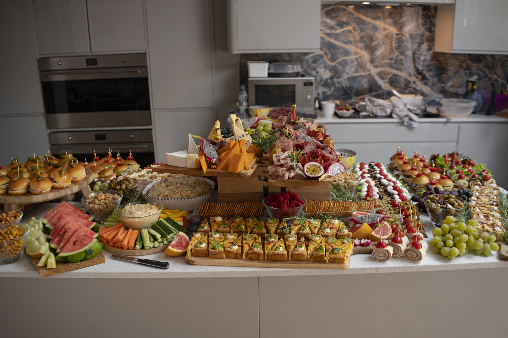 grazing table party food West Sussex, Surrey, catering, Horley, Horsham, Brighton, East Sussex, Fresh, party food, funeral, Birthday party Christening parties wedding celebration baby shower afternoon tea corporate charity event events red carpet, conferences, awards, ceremonies, meetings, Christmas, summer parties,