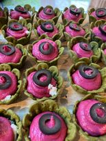 canape beetroot humous and feta Canape beetroot humous feta catering event corporate event buffet birthday anniversary Crawley West Sussex Surrey Horsham Horley Brighton Wedding party food East Grinstead Copthorne Charlwood Rusper Haywards Heath